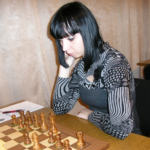 За шахматной доской Ольга Юшко