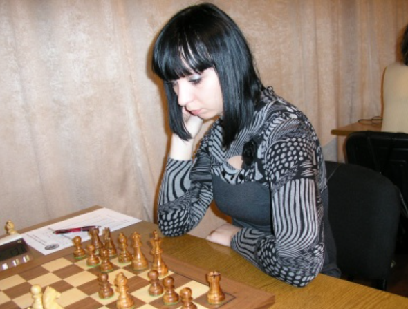 За шахматной доской Ольга Юшко
