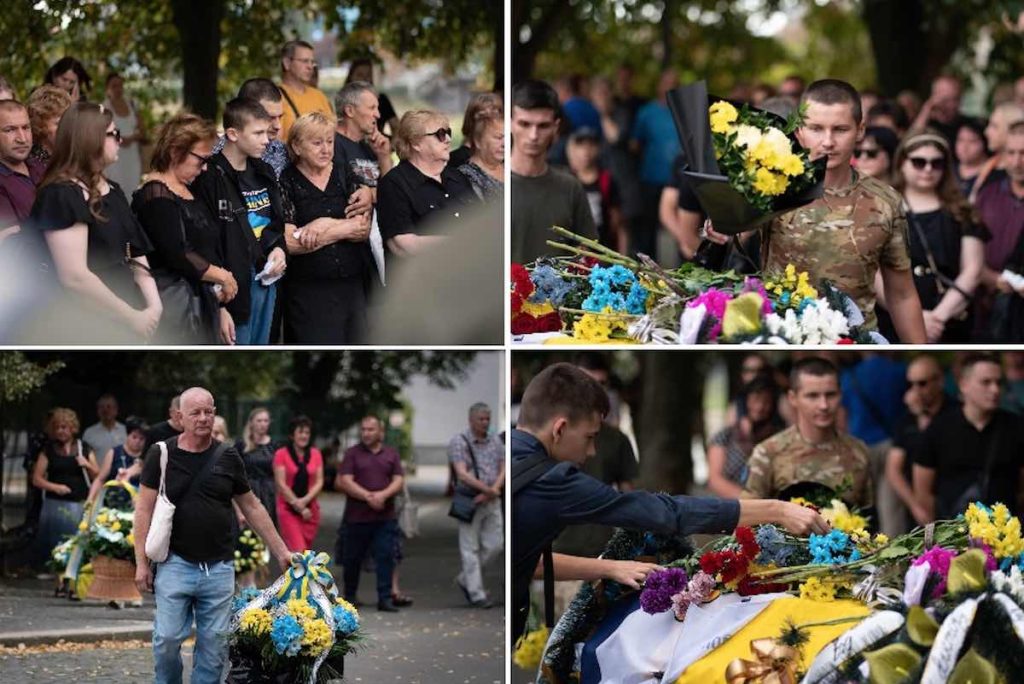 Ужгород попрощався із захисником Віктором Яцолою / Фотоколаж: druzhba.uz.ua